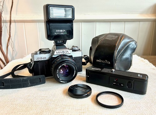 Vintage minolta 35mm - vintage, film