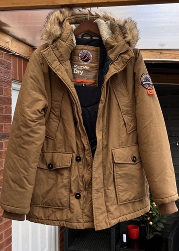 Superdry mens everest - superdry, fur