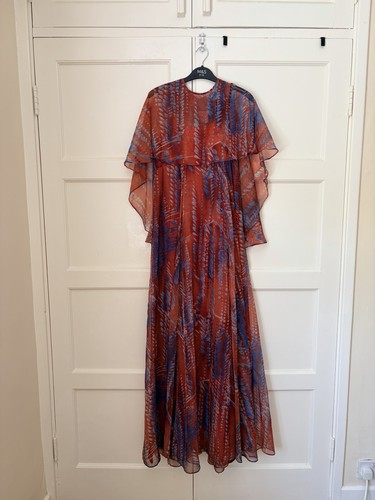 Jean varon 1970s red - red, maxi