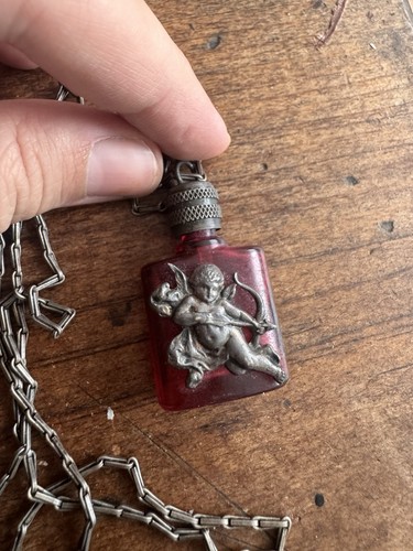 Lvp perfume bottle necklace - lvp,