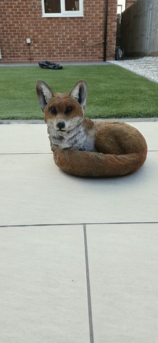 Fox garden ornament - fox,
