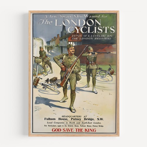 The london cyclists wwi - london,