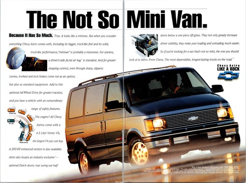Chevy astro mini van - van, 2