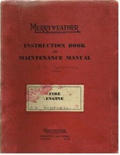 AEC REGENT MKIII MERRYWEATHER DIESEL FIRE ENGINE ORIG.FACTORY MAINTENANCE MANUAL