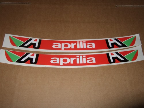 Aprilia white red 2x - ,