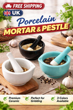 White porcelain mortar - mortar, &