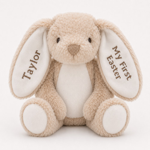 Personalised bunny teddy - personalised,
