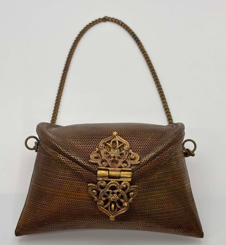 Antique art deco brass evening - art,