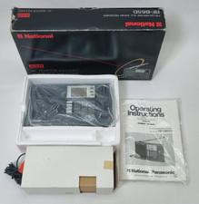 Vintage National RF-B65D Radio Receiver Rare with box - For parts only