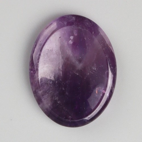 Natural crystal worry stone - natural,