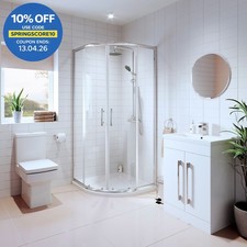 Bathroom Suite Quadrant Shower