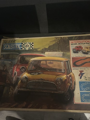 Scalextric mini cooper set - mini,