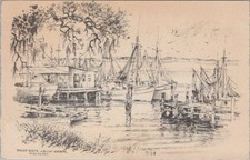 Shrimp Boats in Biloxi Harbor