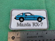 Mazda RX-7 Rotary Racing Technician Service Parts Dealer Uniform Shoulder Patch