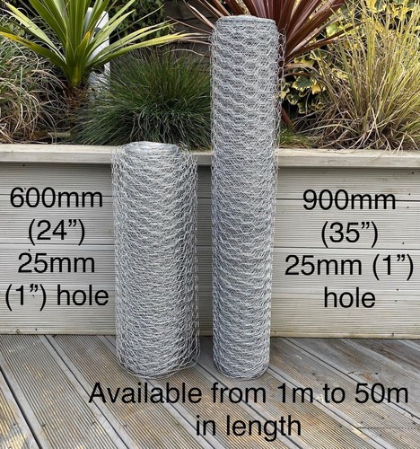 Galvanised chicken wire - galvanised,