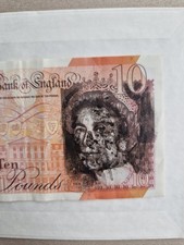 Reptillian Queen Defaced £20