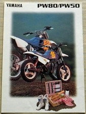 YAMAHA PW50/PW80 KIDS BIKES Motorcycle Sales Leaflet c1996 #LIT-3MC-0107001-96E