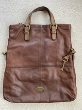 Fossil Large Brown Leather
