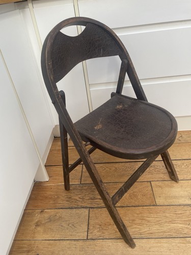 Vintage folding bentwood chair - bentwood,