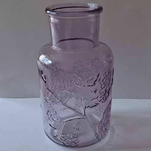 Purple glass decorative - purple,