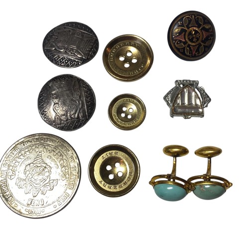 Lot vintage buttons - vintage,