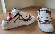 GCDS x Hello Kitty Sling Back Trainers UK Size 6.5 Made in Italy White