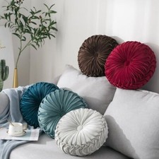 Round Velvet Pumpkin Cushion