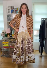 Zara Trinny Mustard Pattern Blazer  Size S ?BNWOT