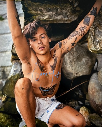 Harry styles signed photo - harry,