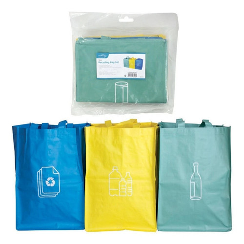 Recycling carry bags set 3 - of,