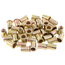100Pcs M8 Metric Zinc Plated