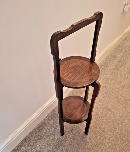 Vintage tier wooden cake - tier,