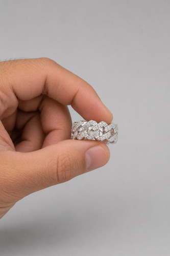 14k white gold round - 14k,
