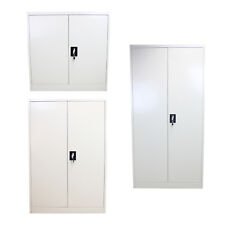 Metal Office Furniture 2 Door Filing Cabinet Storage Document File 90 - 180cm