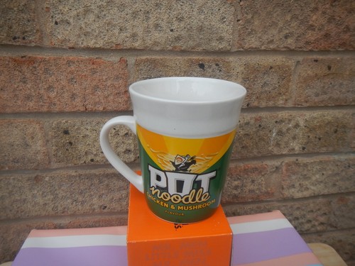 Vintage retro pot noodle - pot, mug