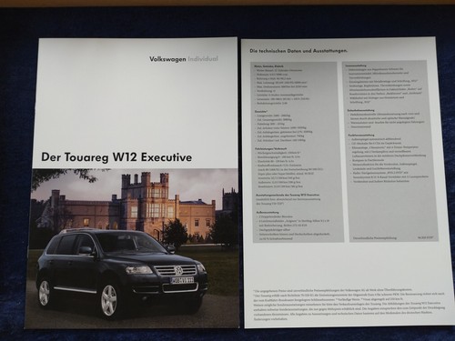 Touareg type w12 - vw,