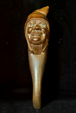 NUTCRACKER MAN WITH TOBOGGAN Swiss Black Forest ANTIQUE c.1920