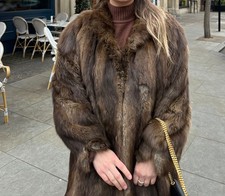 Vintage Real Mink Fur Coat