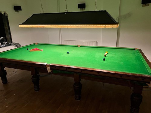 Full size snooker table - size,