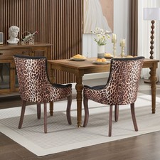 Set of 2 Dining Chairs with