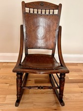 Vintage wooden rocking chair - rocking,