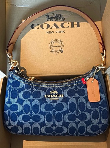Coach denim teri shoulder - teri,
