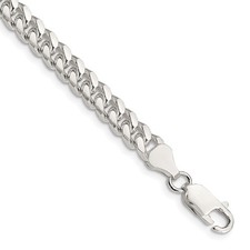 Sterling Silver 6mm Domed w/