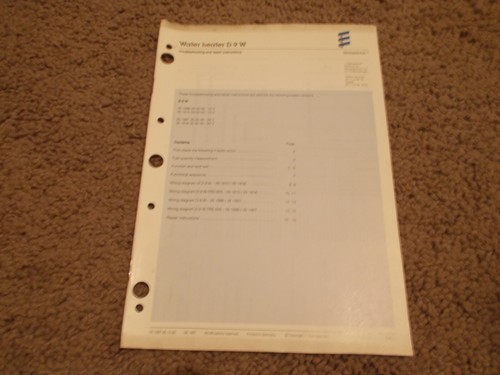 1997 eberspacher espar d9w - 1997,