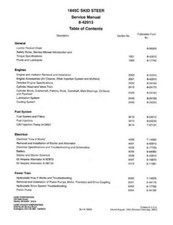 Case 1845C Skidsteer Workshop