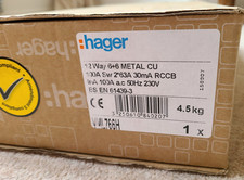 HAGER VML766H & 7 x MCB - 12