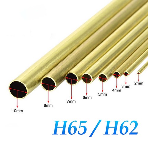 Brass tube 8mm - tube, 0.9mm