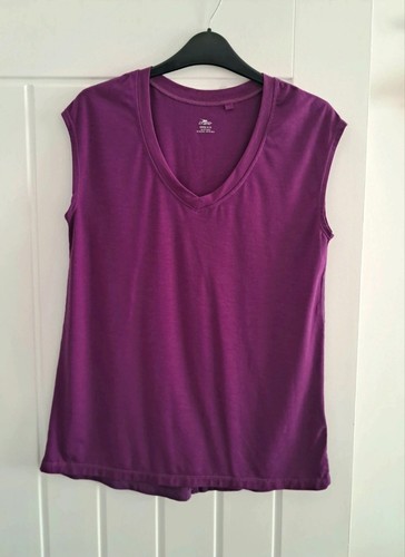 Womens crane purple sleeveless - purple,