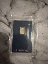 Degussa Gold Bar 0.5g .9999