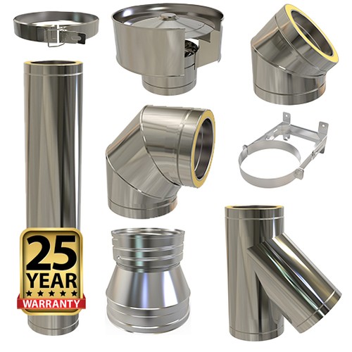 Twin wall chimney - twin,